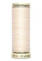 Sew-all Polyester All Purpose Thread 100m/109yds - Eggshell 100M-022