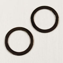 1" Flat Rings 2 pk-GunMetal