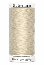 Sew-all Polyester All Purpose Thread 250m/273yds - Bone 250M-030