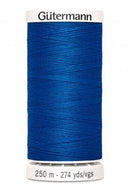 Sew-all Polyester All Purpose Thread 250m/273yds - Electric Blue 250M-248
