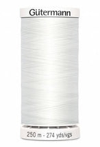 Sew-all Polyester All Purpose Thread 250m/273yds - White 250M-020
