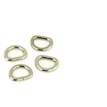 Nickel D-Rings 1/2" 4pcs STS104S