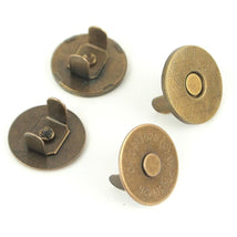 Thin Extra Strong Magnetic Snaps 1/2" Antique 2pcs STS175A