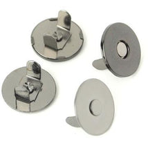 Thin Extra Strong Magnetic Snaps 1/2" Gunmetal 2pcs STS175B