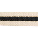 30mm Striped Webbing w/Metallic-Black 1124-30-014