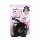 3 yds Reversible Coil Zipper Tape w/8 Slides-Black ENR-K
