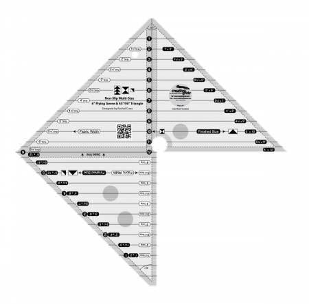 Creative Grids 60 Degree Triangle Ruler
