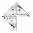 Creative Grids 6" Flying Geese & 45/90 Degree Triangle Ruler CGRMSFG4590