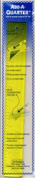 Add A-Quarter Ruler 1 1/2in x 12in - CM12