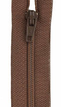 All-Purpose Polyester Coil Zipper 12in London Tan - F7212-048A