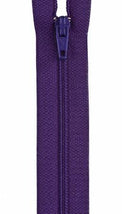 All-Purpose Polyester Coil Zipper 12in Purple F7212-098