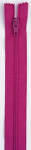 All-Purpose Polyester Coil Zipper 14in Red Rose - F7214-277