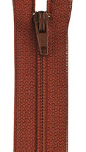 All-Purpose Polyester Coil Zipper 14in Rust - F7214-077A