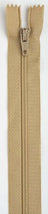 All-Purpose Polyester Coil Zipper 16in Camel - F7216-309A