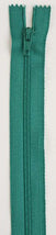 All-Purpose Polyester Coil Zipper 22in Jade - F7222-355