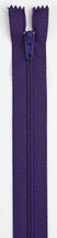 All-Purpose Polyester Coil Zipper 22in Purple - F7222-098