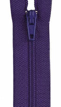 All-Purpose Polyester Coil Zipper 24in Purple F7224-098