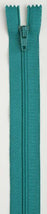 All-Purpose Polyester Coil Zipper 9in Blue Turquoise - F7209-356