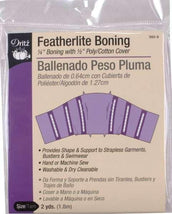 Boning Featherlite 1/2in x 2yds White 565
