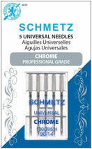 Chrome Universal Schmetz Needle 5 ct, Size 90/14 4010S