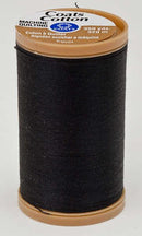 Coats Cotton Machine QuiltingThread 350 yds Black S9750900