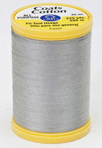 Coats Cotton Sewing Thread 225yds Nugrey - S9700450