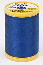 Coats Cotton Sewing Thread 225yds Yale Blue - S9704470