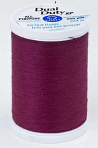 Coats Dual Duty XP Polyester Thread 250yds Red Plum - S9103090
