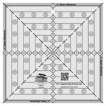 Creative Grids 8-1/2in Square It Up or Fussy Cut Square - CGRSQ8