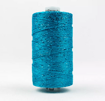 Dazzle 8wt Metallic Thread 183m-Dark Turquoise DZ-538