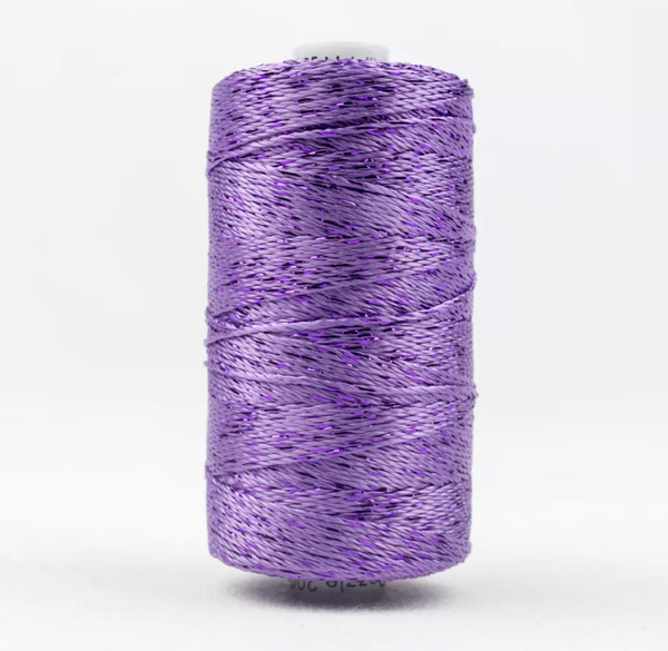 Dazzle 8wt Metallic Thread 183m-Lavender DZ-120