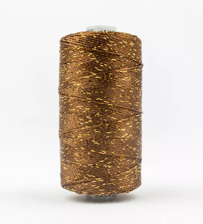 Dazzle 8wt Metallic Thread 183m-Nutmeg DZ-6230 – The Sewing
