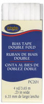 Double Fold Bias Tape White 117201030