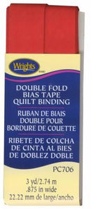 Double Fold Quilt Binding Red 117706065