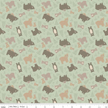 Elmer & Eloise-Bears Tea Green C14241-TEAGREEN