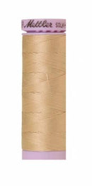 Silk-Finish Oat Straw 50wt 150M Solid Cotton Thread