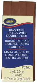 Extra Wide Double Fold Bias Tape BARK - 1172061236