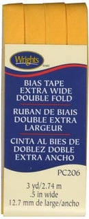 Extra Wide Double Fold Bias Tape Marigold 1172061246