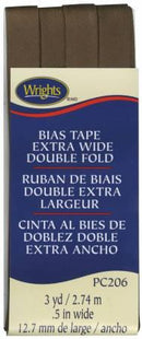Extra Wide Double Fold Bias Tape Mocha- 117206765