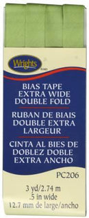 Extra Wide Double Fold Tape 3yd Leaf Green 117206922