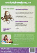 Mitch the Monkey Pattern - 17in Stuffed Soft Toy - FF4286