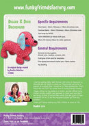 Digger & Dixie DachshundPattern 13in Stuffed Soft Toy