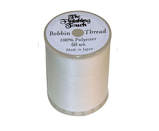 The Finishing Touch Bobbin thread 60 Wt. 1200 yards white