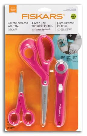 Fiskars 8 in. 2 pack Bloom and Pink Limited Edition Scissors Set