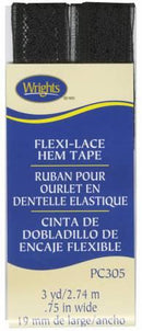 Flexi-Lace Seam Binding Black 117305031