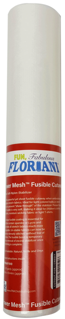 Floriani Power Mesh Fusible Cutaway Natural 12"x10yds FPMNAF1210