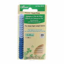 Flower Head Fine Pin Size 32 - 2in 20ct 2 colors - 2510CV