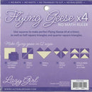Flying Geese X 4 No Math Ruler 8 1/4in sq FGX4