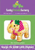 Georgie the Good Luck Elephant Pattern - 8in Stuffed Soft Toy - FF2618