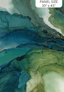 Midas Touch-31" Panel Teal/Green DM26832-68
